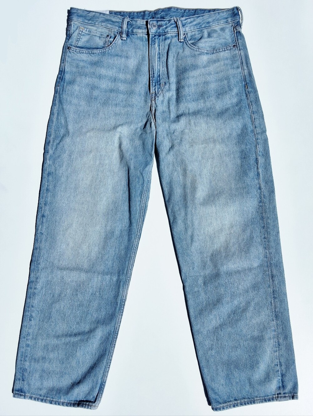 (34x32) H&M Loose Fit Light Denim Blue Men's Jeans